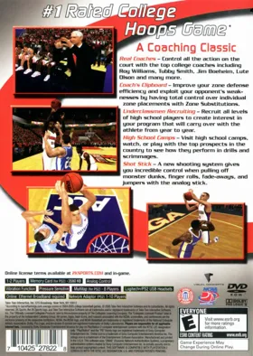 College Hoops 2K6 box cover back
